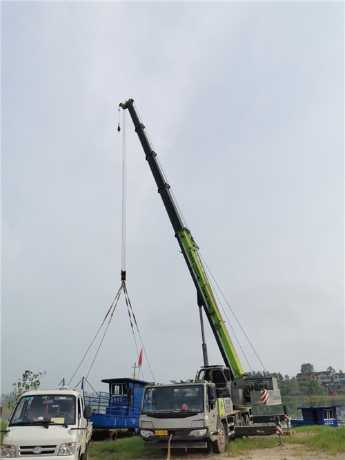 依安县桥梁建设吊装案例